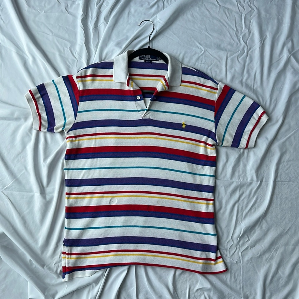 Ralph Lauren Colorful Striped Polo Shirt